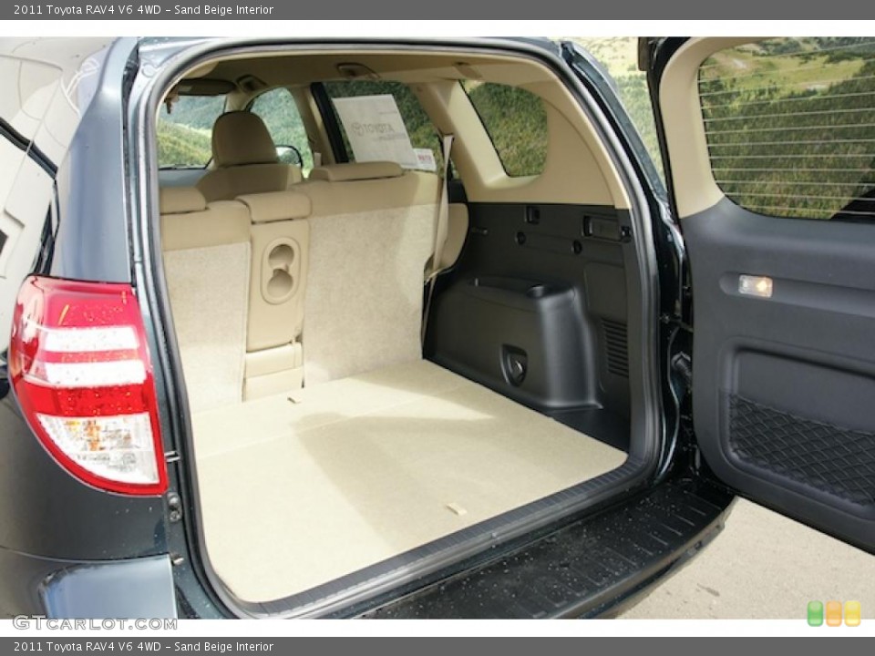 Sand Beige Interior Trunk for the 2011 Toyota RAV4 V6 4WD #46661240