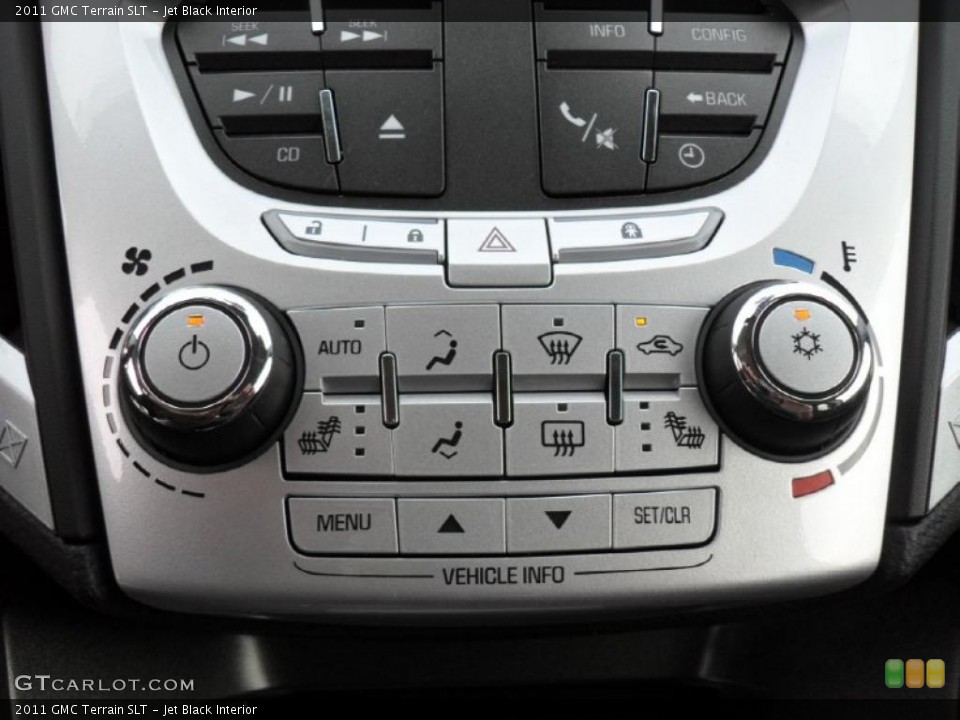Jet Black Interior Controls for the 2011 GMC Terrain SLT #46661471