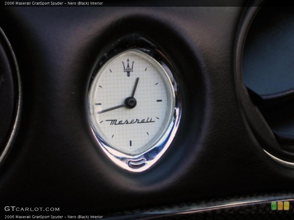Nero (Black) Interior Gauges for the 2006 Maserati GranSport Spyder #46661489