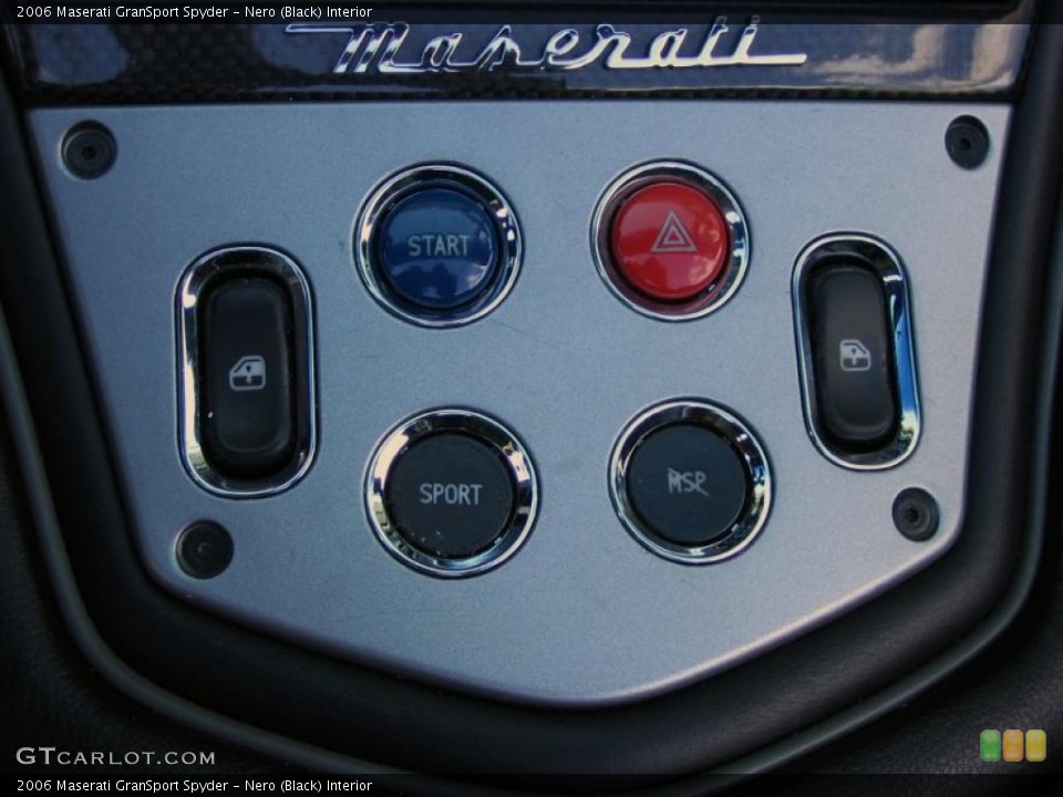 Nero (Black) Interior Controls for the 2006 Maserati GranSport Spyder #46661549
