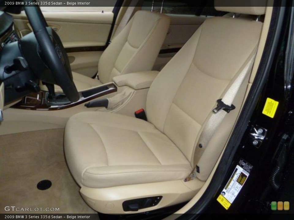 Beige Interior Photo for the 2009 BMW 3 Series 335d Sedan #46661693