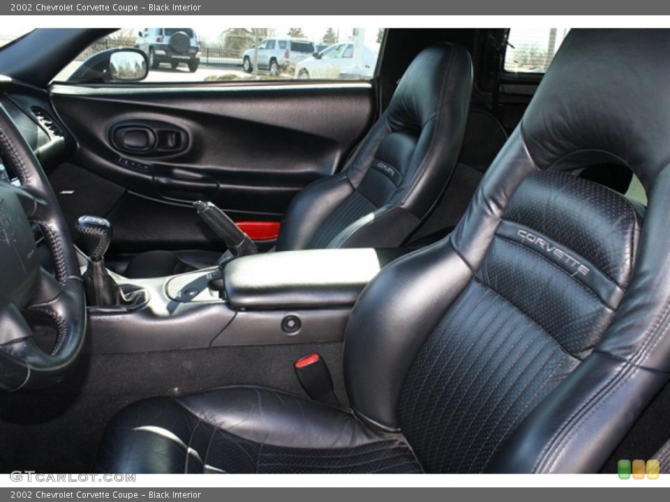 Black Interior Photo for the 2002 Chevrolet Corvette Coupe #46662056