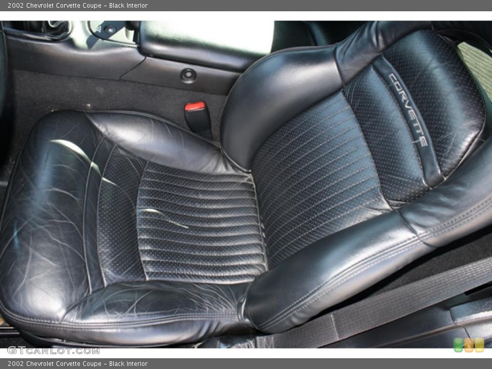 Black Interior Photo for the 2002 Chevrolet Corvette Coupe #46662077