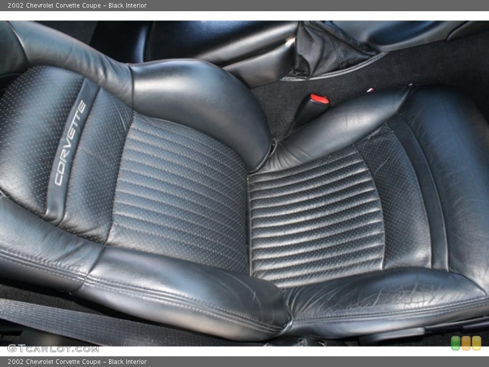 Black Interior Photo for the 2002 Chevrolet Corvette Coupe #46662092