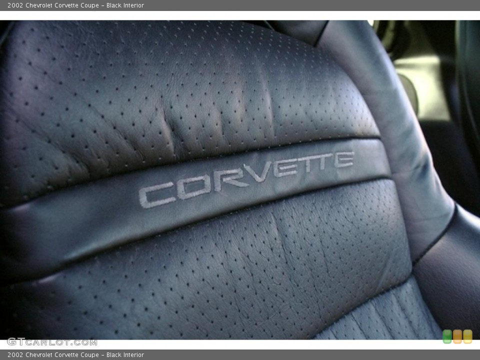 Black Interior Photo for the 2002 Chevrolet Corvette Coupe #46662108