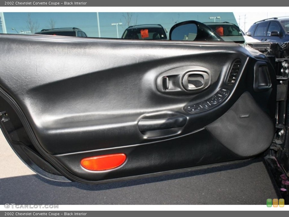 Black Interior Door Panel for the 2002 Chevrolet Corvette Coupe #46662128