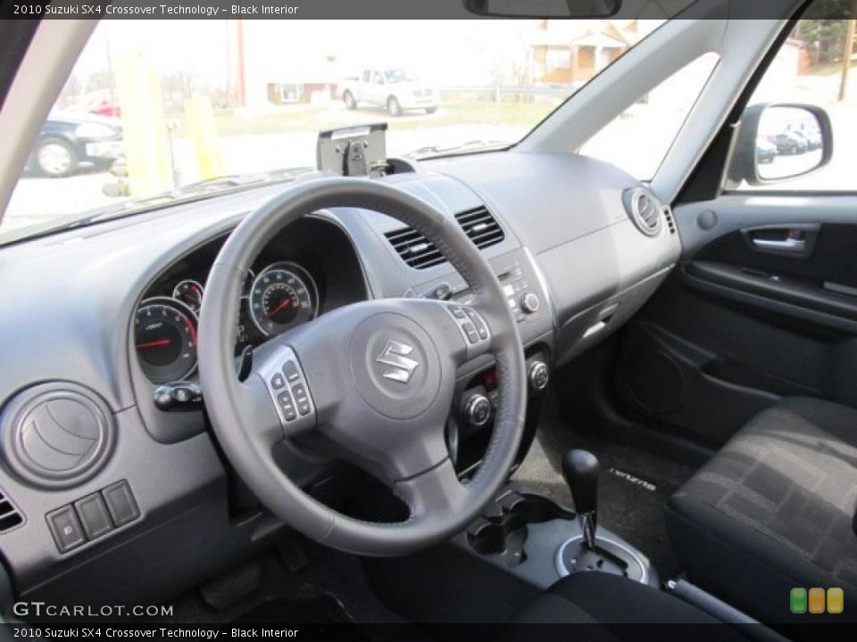 Black Interior Photo for the 2010 Suzuki SX4 Crossover Technology #46662374