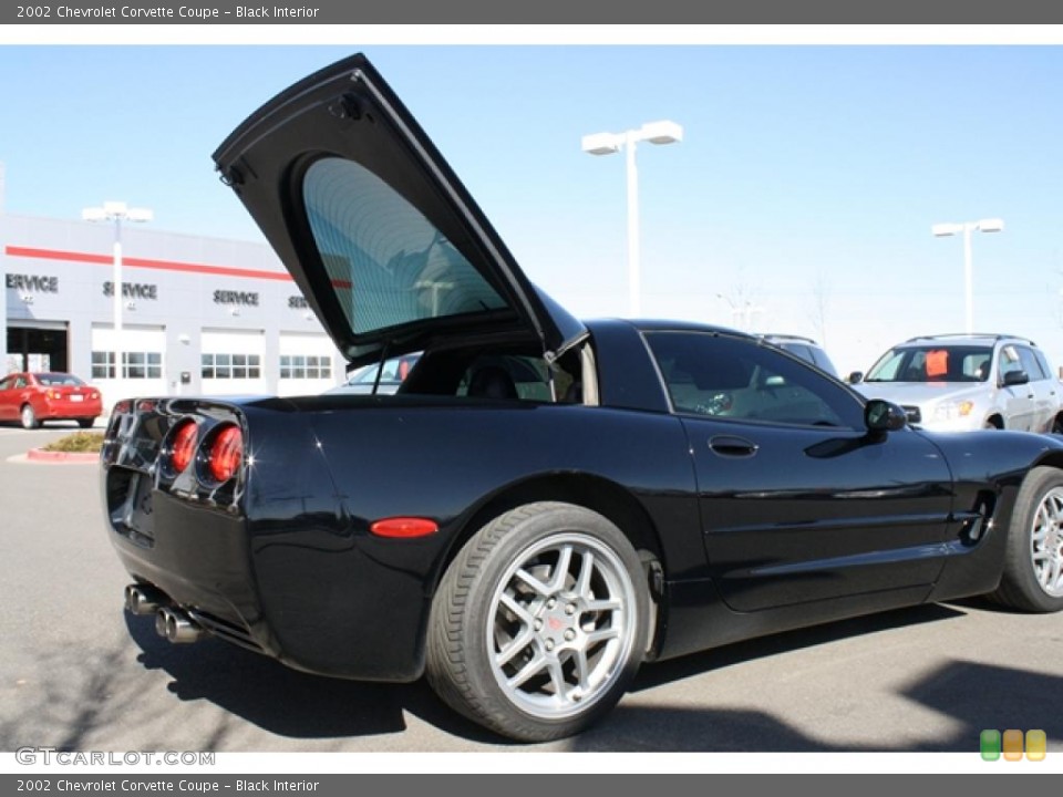 Black Interior Trunk for the 2002 Chevrolet Corvette Coupe #46662407