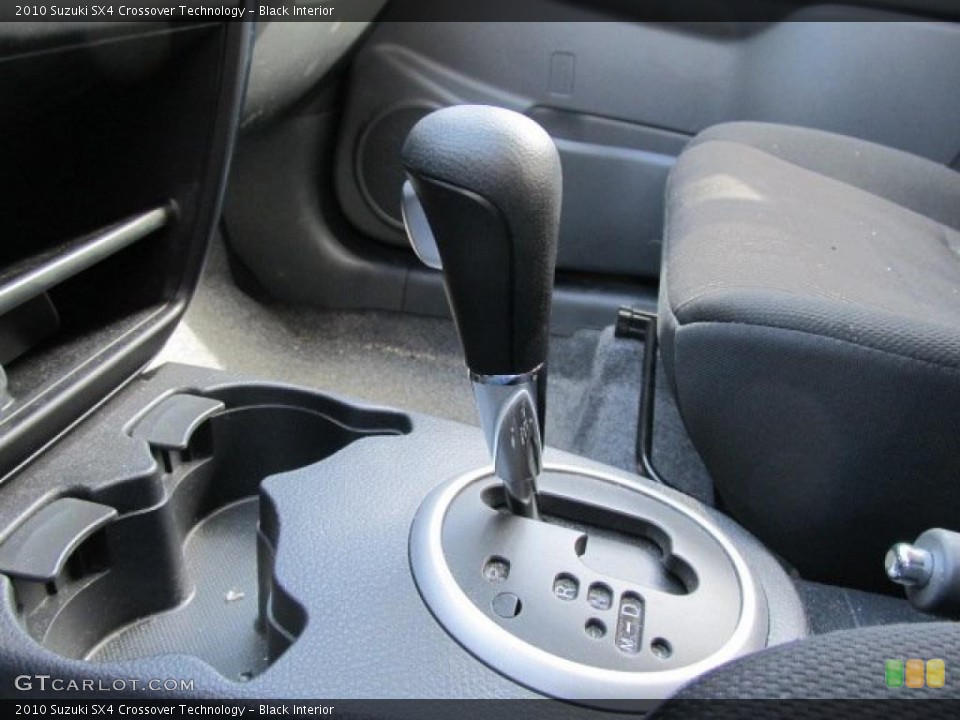 Black Interior Transmission for the 2010 Suzuki SX4 Crossover Technology #46662428