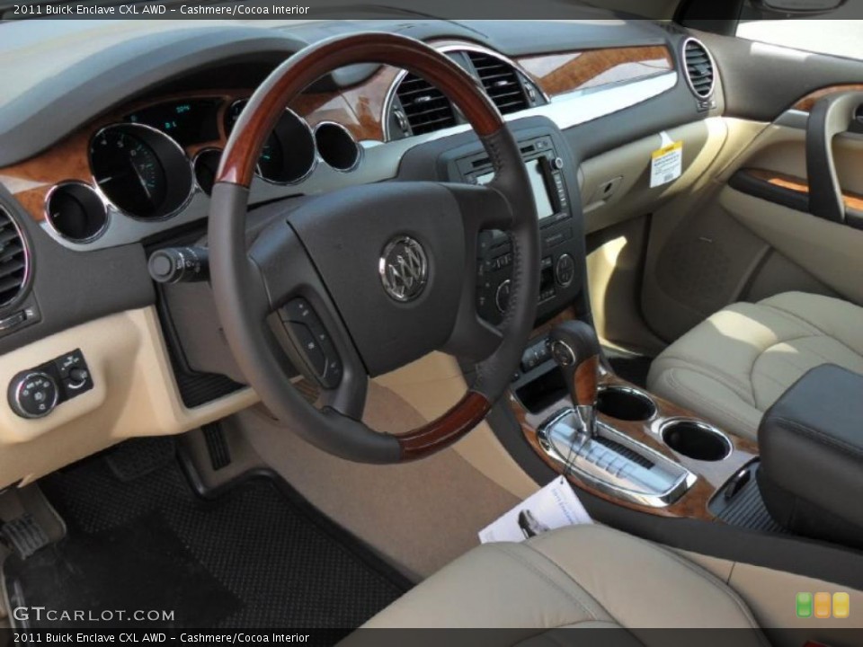 Cashmere/Cocoa Interior Prime Interior for the 2011 Buick Enclave CXL AWD #46662884