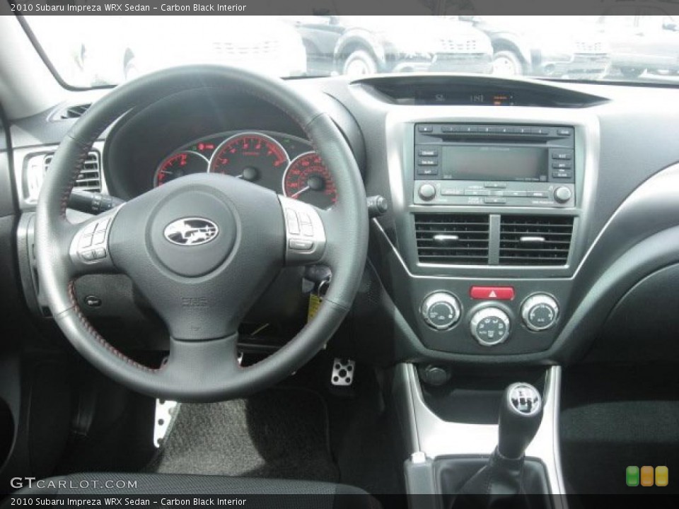 Carbon Black Interior Dashboard for the 2010 Subaru Impreza WRX Sedan #46664210