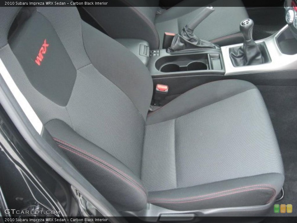 Carbon Black Interior Photo for the 2010 Subaru Impreza WRX Sedan #46664285