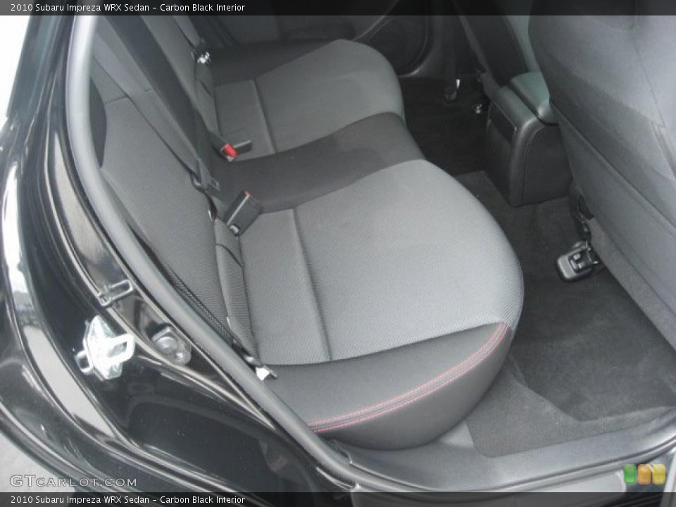 Carbon Black Interior Photo for the 2010 Subaru Impreza WRX Sedan #46664300