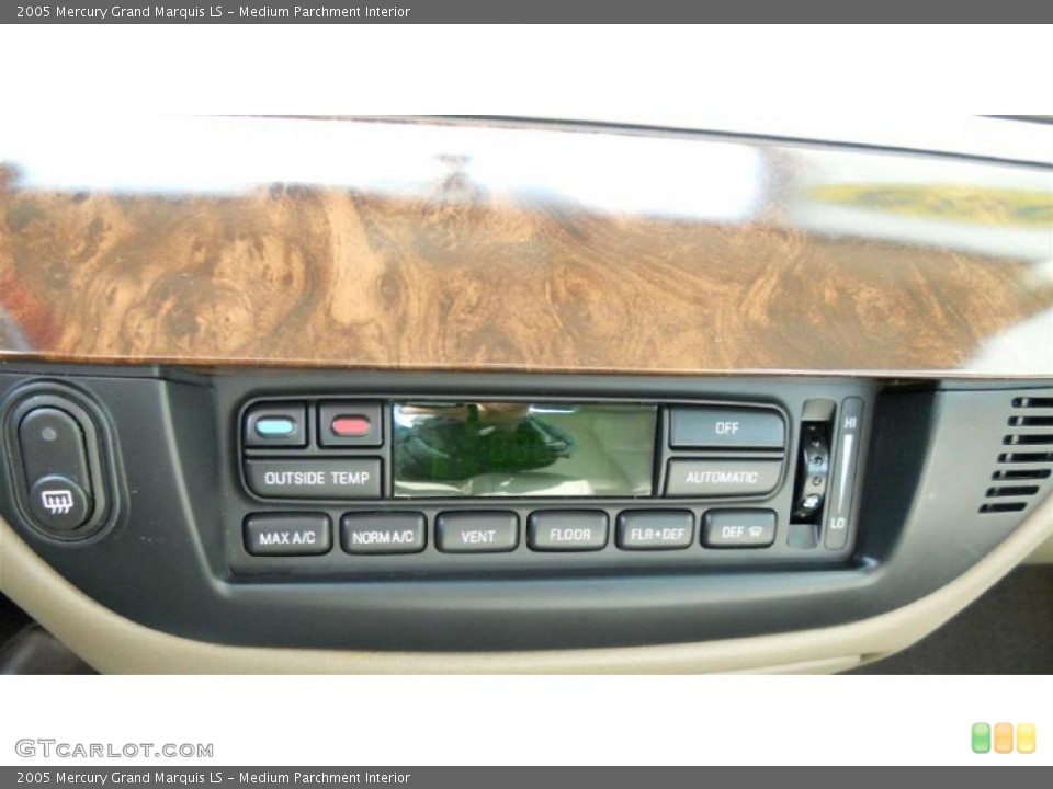 Medium Parchment Interior Controls for the 2005 Mercury Grand Marquis LS #46664408
