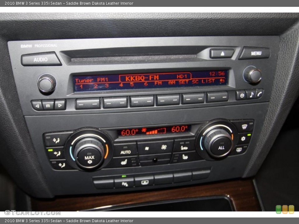 Saddle Brown Dakota Leather Interior Controls for the 2010 BMW 3 Series 335i Sedan #46664753