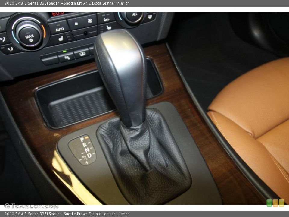 Saddle Brown Dakota Leather Interior Transmission for the 2010 BMW 3 Series 335i Sedan #46664765