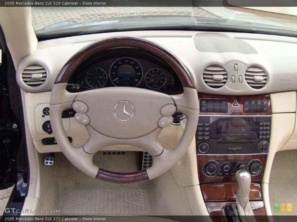 Stone Interior Controls for the 2005 Mercedes-Benz CLK 320 Cabriolet #46665419