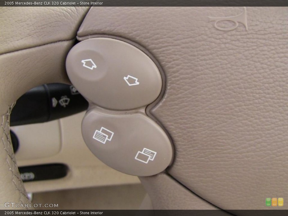 Stone Interior Controls for the 2005 Mercedes-Benz CLK 320 Cabriolet #46665449