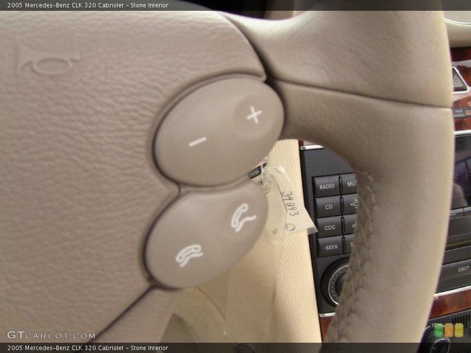 Stone Interior Controls for the 2005 Mercedes-Benz CLK 320 Cabriolet #46665464