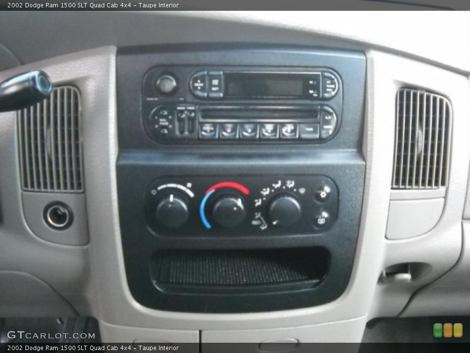 Taupe Interior Controls for the 2002 Dodge Ram 1500 SLT Quad Cab 4x4 #46665794