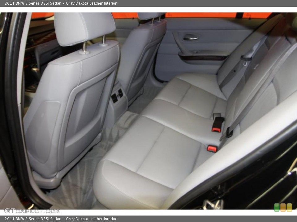 Gray Dakota Leather Interior Photo for the 2011 BMW 3 Series 335i Sedan #46665833