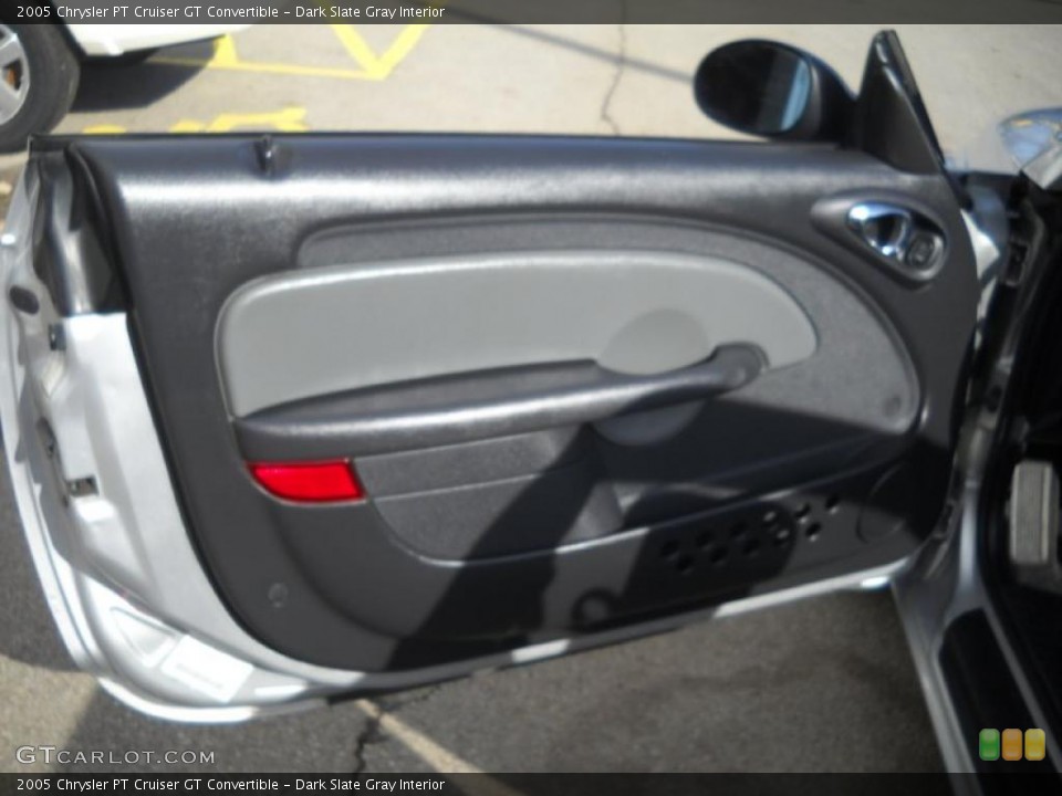 Dark Slate Gray Interior Door Panel for the 2005 Chrysler PT Cruiser GT Convertible #46665935
