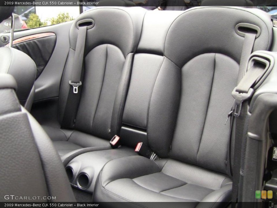 Black Interior Photo for the 2009 Mercedes-Benz CLK 550 Cabriolet #46666004