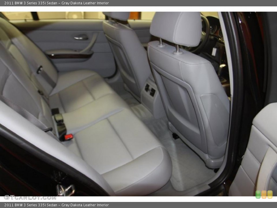 Gray Dakota Leather Interior Photo for the 2011 BMW 3 Series 335i Sedan #46666136