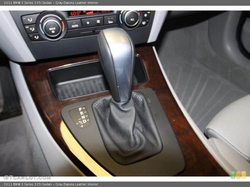 Gray Dakota Leather Interior Transmission for the 2011 BMW 3 Series 335i Sedan #46666256