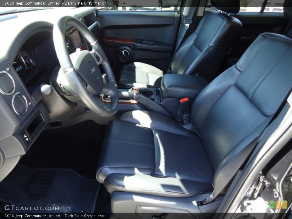 Dark Slate Gray Interior Photo for the 2010 Jeep Commander Limited #46666937