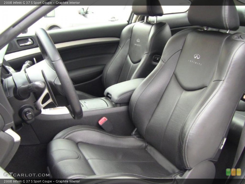 Graphite Interior Photo for the 2008 Infiniti G 37 S Sport Coupe #46667261