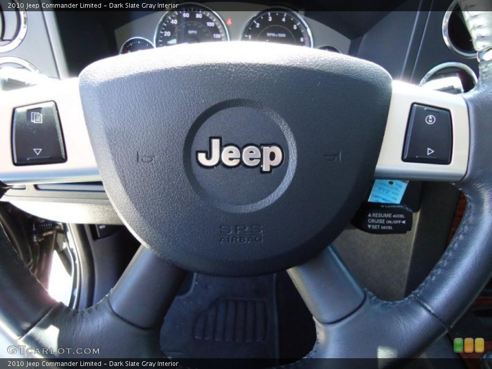 Dark Slate Gray Interior Controls for the 2010 Jeep Commander Limited #46667420