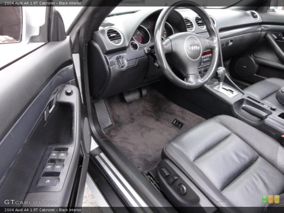 Black Interior Photo for the 2004 Audi A4 1.8T Cabriolet #46667720