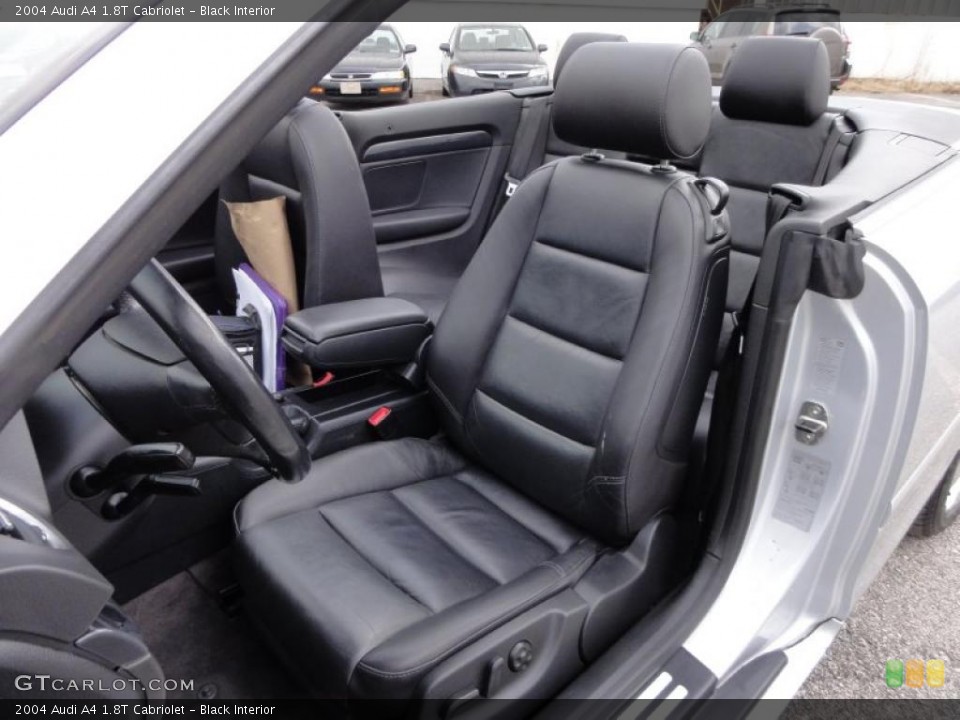 Black Interior Photo for the 2004 Audi A4 1.8T Cabriolet #46667798
