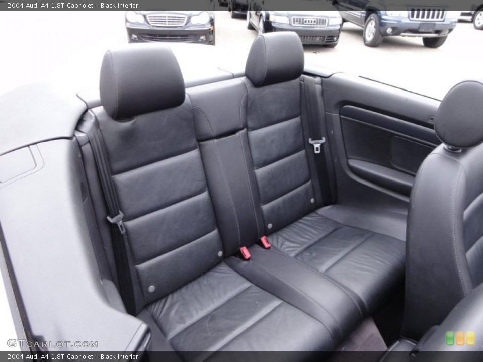 Black Interior Photo for the 2004 Audi A4 1.8T Cabriolet #46667858