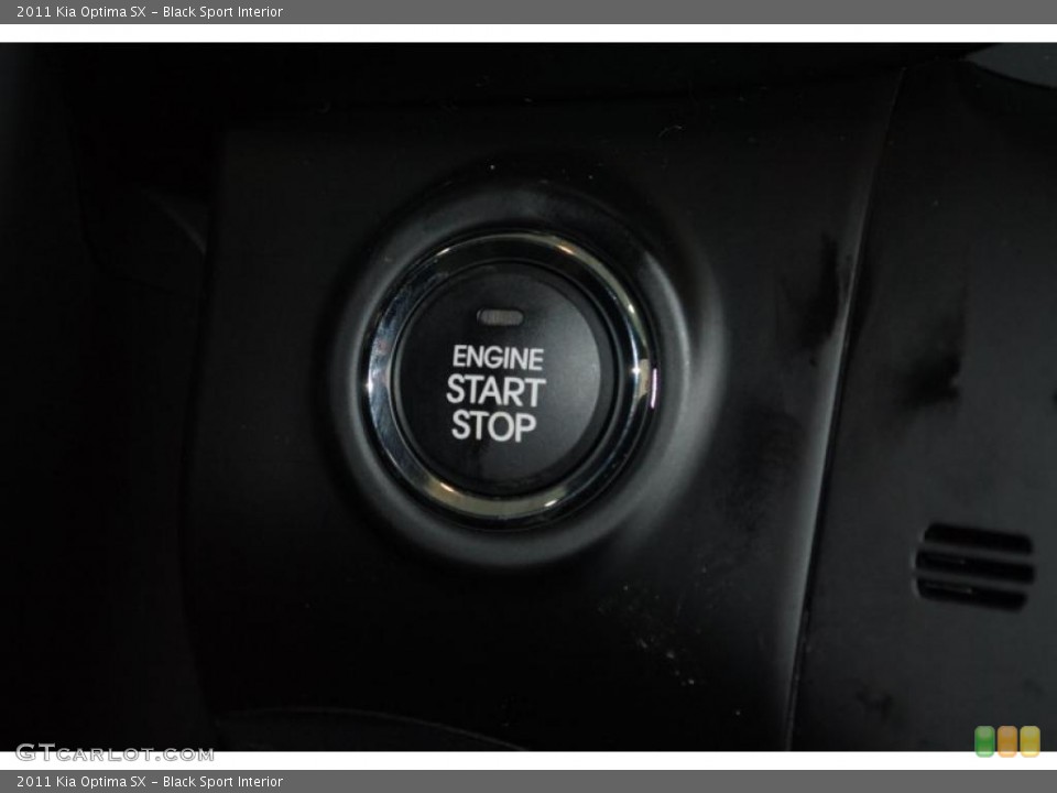 Black Sport Interior Controls for the 2011 Kia Optima SX #46668020