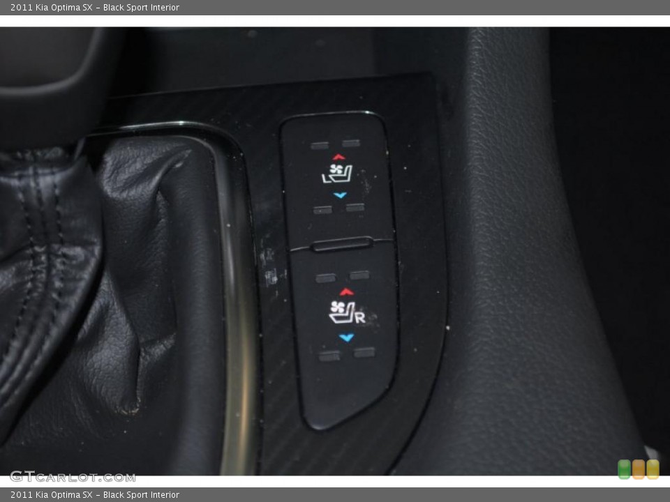 Black Sport Interior Controls for the 2011 Kia Optima SX #46668122