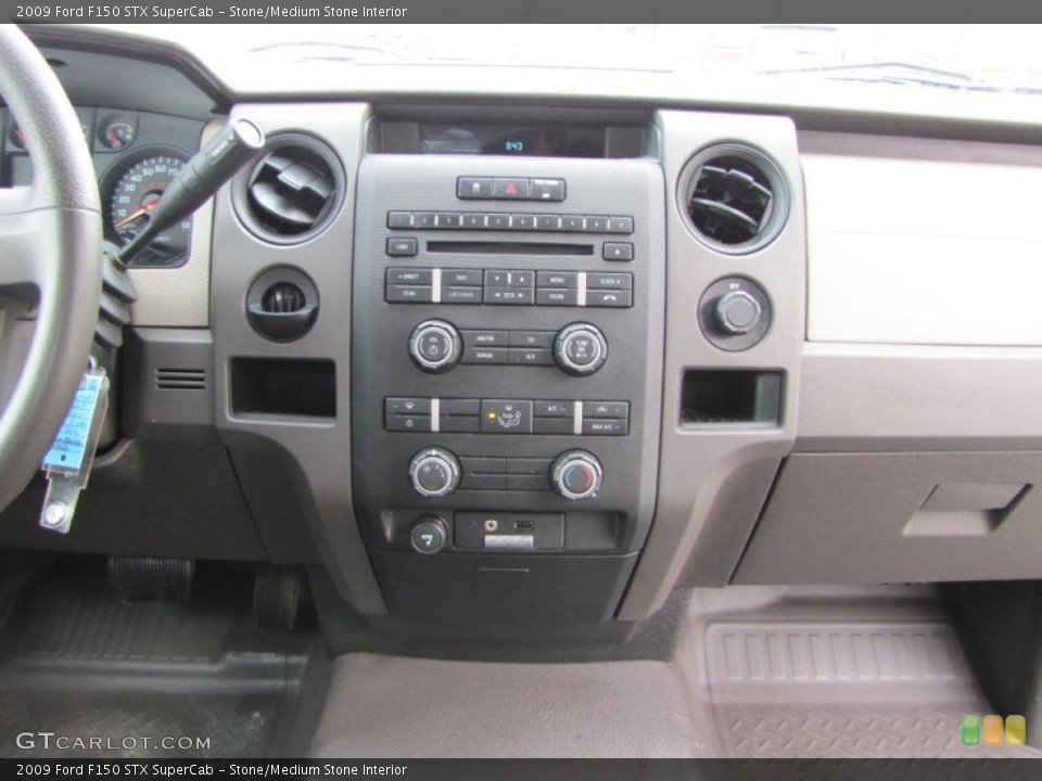 Stone/Medium Stone Interior Controls for the 2009 Ford F150 STX SuperCab #46671260