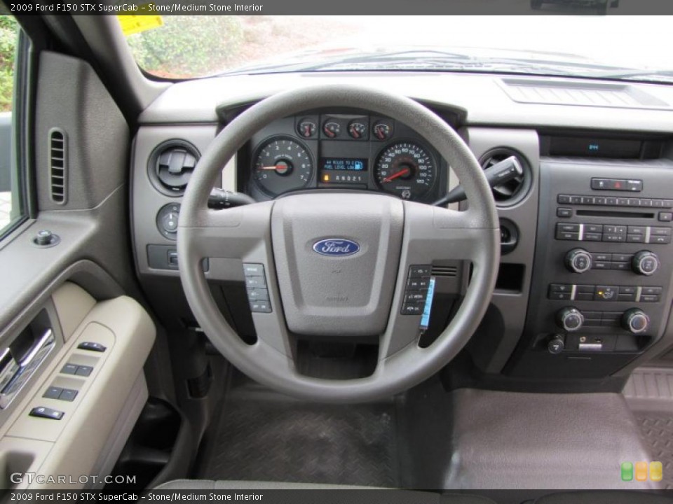 Stone/Medium Stone Interior Dashboard for the 2009 Ford F150 STX SuperCab #46671272