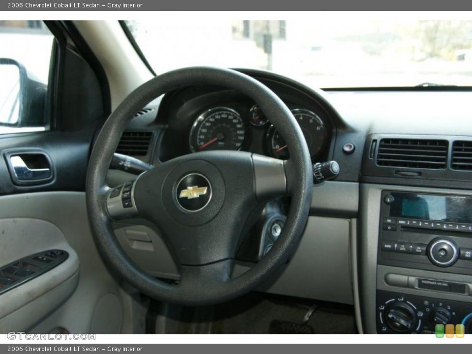 Gray Interior Steering Wheel for the 2006 Chevrolet Cobalt LT Sedan #46671482