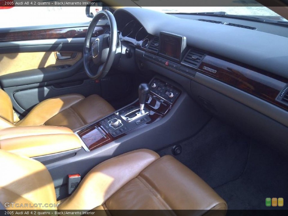 Black/Amaretto Interior Photo for the 2005 Audi A8 4.2 quattro #46672796