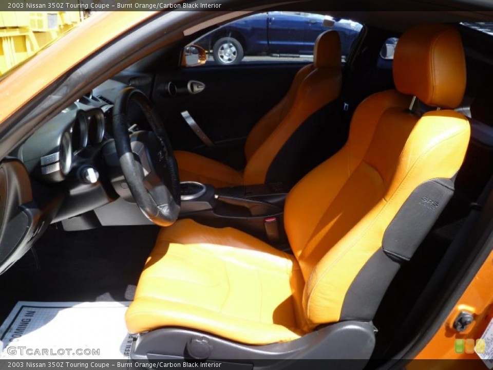 Burnt Orange/Carbon Black Interior Photo for the 2003 Nissan 350Z Touring Coupe #46673255