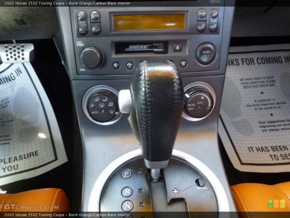 Burnt Orange/Carbon Black Interior Transmission for the 2003 Nissan 350Z Touring Coupe #46673303