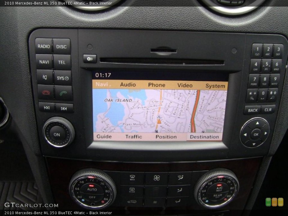 Black Interior Navigation for the 2010 Mercedes-Benz ML 350 BlueTEC 4Matic #46673648