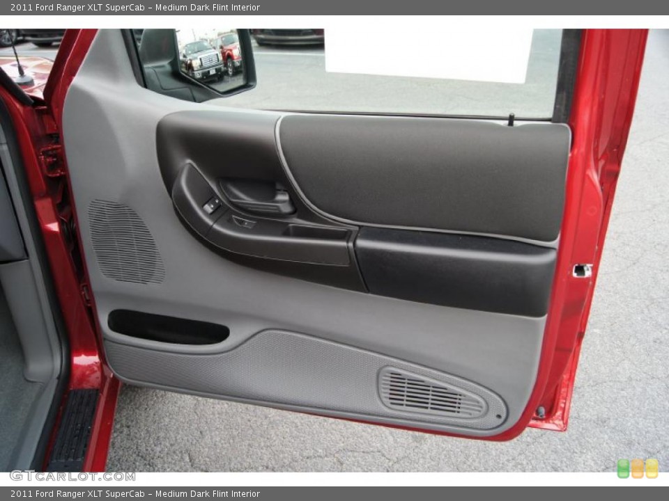 Medium Dark Flint Interior Door Panel for the 2011 Ford Ranger XLT SuperCab #46674440