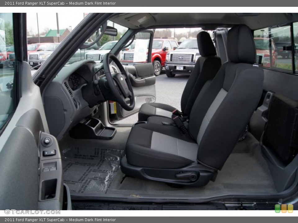 Medium Dark Flint Interior Photo for the 2011 Ford Ranger XLT SuperCab #46674800