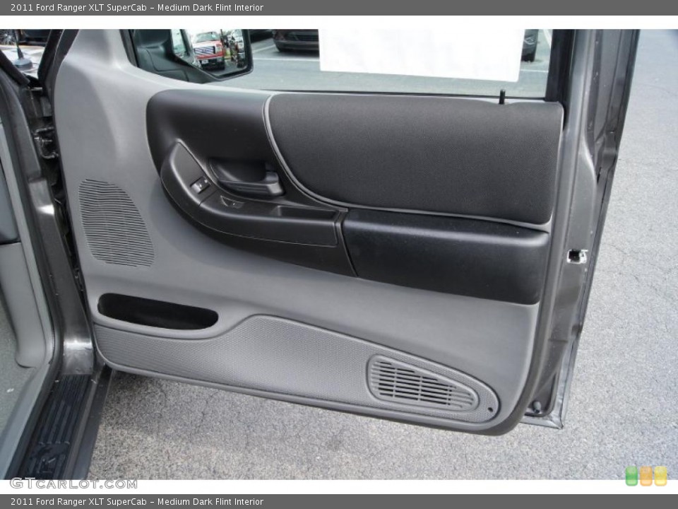 Medium Dark Flint Interior Door Panel for the 2011 Ford Ranger XLT SuperCab #46674872