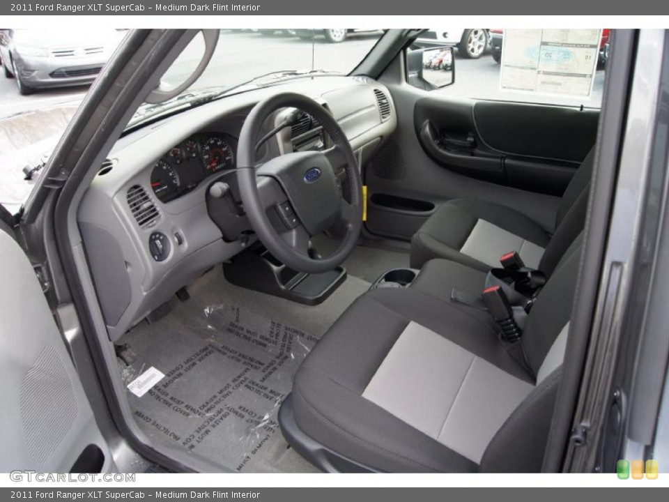 Medium Dark Flint Interior Photo for the 2011 Ford Ranger XLT SuperCab #46674953