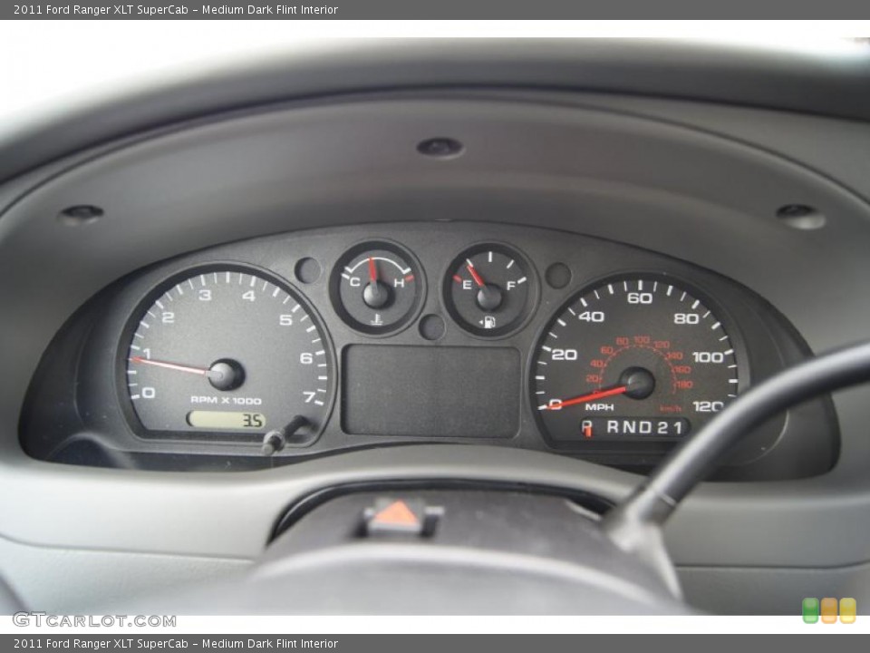 Medium Dark Flint Interior Gauges for the 2011 Ford Ranger XLT SuperCab #46674968