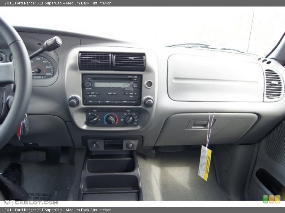 Medium Dark Flint Interior Controls for the 2011 Ford Ranger XLT SuperCab #46675088